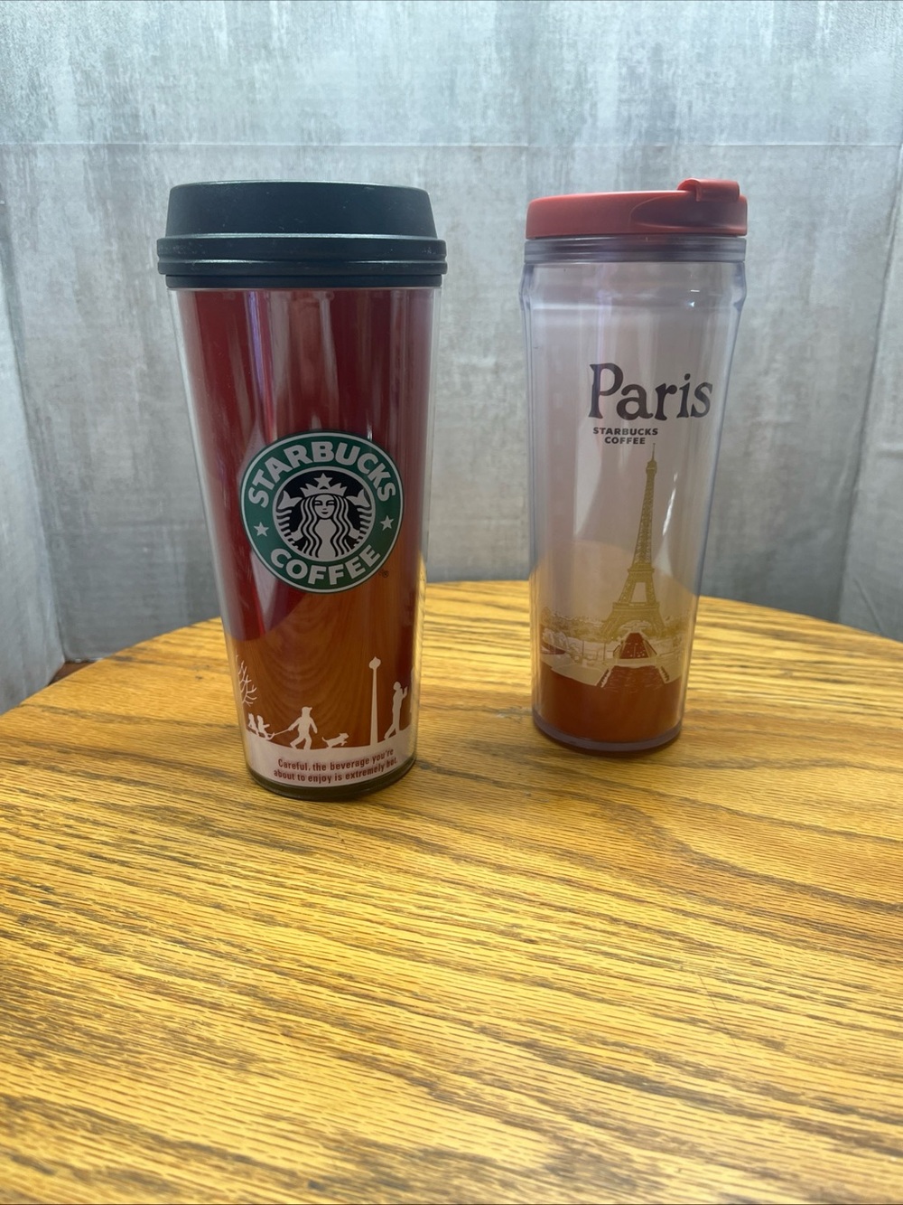 Lot of 2 Starbucks tumblers